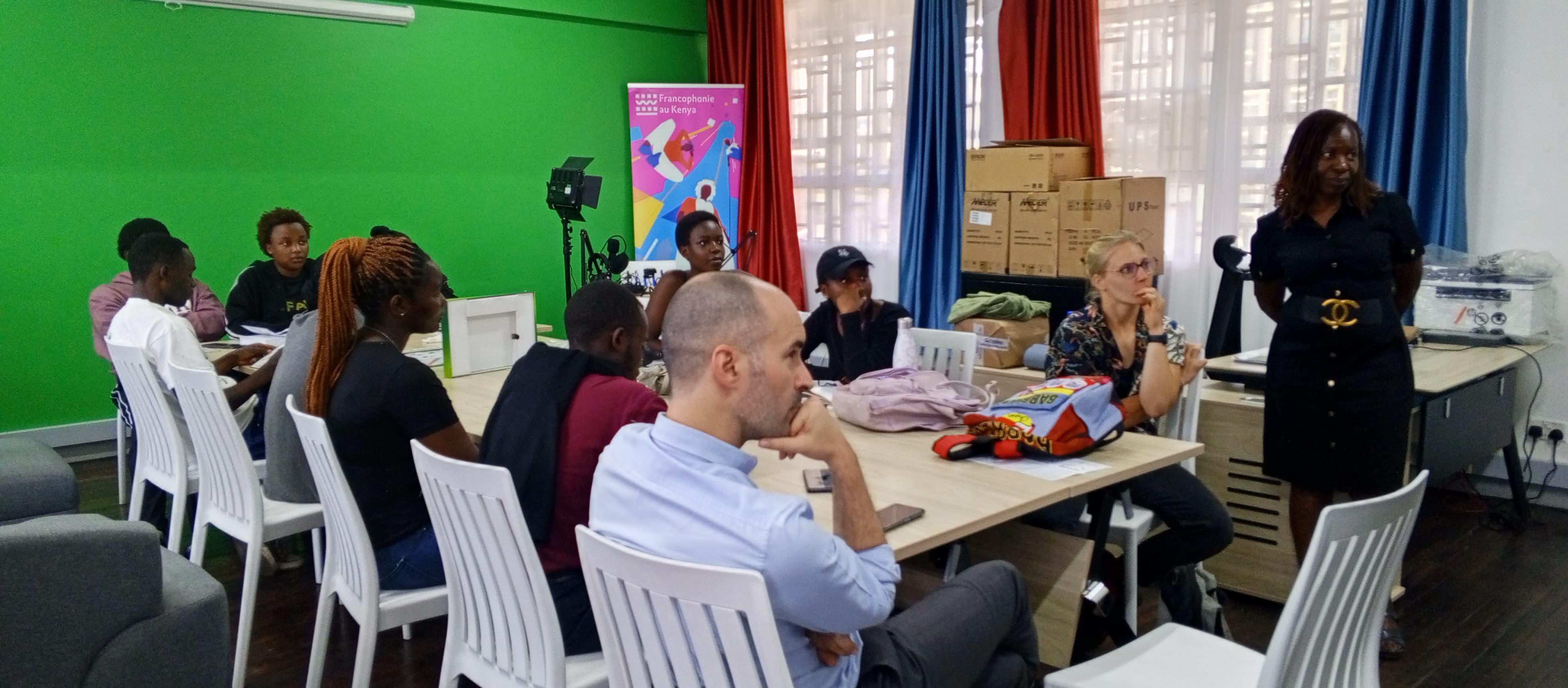 French Embassy in the resource centre